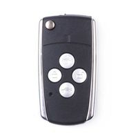 New 4 Buttons Remote Transmitter Flip Folding Car Key Shell Case for 2007 2008 2009 2010 Toyota Camry Corolla Venza Avalon Replacement No Chip Key FOB