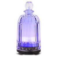 Shangmeite Glass Essential Oil Diffuser, Ultrasonic Aromatherapy 120ml Diffuser With 7 Color LED Lights Adjustable Mist Mode Auto Shut-off for Home office Baby