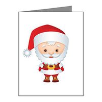 Note Cards (10 Pack) Christmas Cuties Santa Claus
