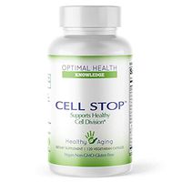 Cell Stop, Powerful Cell Division Support, Propriety Blend of Natural Ingredients Including Reishi Mushroom, Turkey Tail Mushroom, Beta Glucan, Selenium, and Others - 120 Veggie Capsules