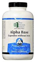 Alpha Base Capsules Without Iron 240 Count - Ortho Molecular Products