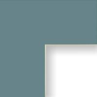 Craig Frames B248 12x12-Inch Mat, Single Opening for 10x10-Inch Image, Sea Green with Cream Core