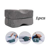 ZXXY Foot Elevator Pillow, Ankle Lower Limb Leg Raiser Cushion, Knee Wrist Rest Support Bed Wedge for Prevent Ulcers,Gray(1pcs)