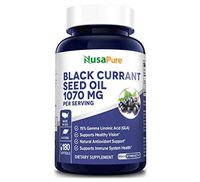 Black Currant Oil 1070mg gla 16% 180 Caps (Non-GMO & Gluten Free) Hexane Free – Natural Anti Aging Antioxidant with High GLA Formula – Supports Hair, Skin, Joint & Eye Health – Softgel Supplement