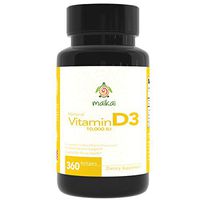 Vitamin D3 10,000 IU Softgels - Increased Immune Support, Healthy Muscle Function and Healthy Teeth & Bones (360 Softgels)