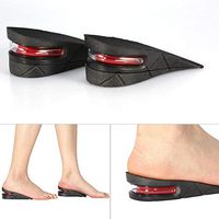 5cm Height Increase Insoles, 1 Pair Men Women Half Insoles & Heel Taller Pads for Shoes to Lift Height Relieve Foot Pressure