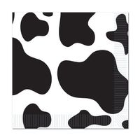 Cow Print Luncheon Napkins (2-Ply)    (16/Pkg)