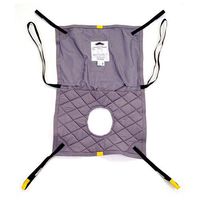 Hoyer Loop Style Long Seat Commode 6-Point Patient Sling (Medium, Mesh)