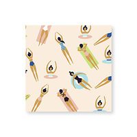 X&O Paper Goods TW4-20875 Beverage Napkin (20Ct), Pool Time