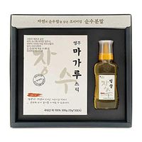 AnnGukBong Hemp Powder Akashi Honey Gift Set 10.58oz/300g + 10.58oz/300g Stick Pouch Bag Korea Hemp 안국봉 순수분말 마가루 꿀 선물세트