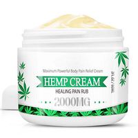 Hemp Pain Relief Cream - 2000MG Hemp Oil Hemp Cream - ALSTEN Hemp Oil Pain Cream for Back, Body pain relief cream, Feet,Muscle Soreness,Joints, Carpal Tunnel - 2 oz