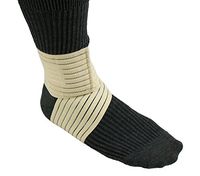 ObboMed® MB-6100N Adjustable Compression Ankle Wrap Band Support, Sports Bandage Strap for Joint Protection – One Size Fits All