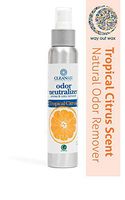 Way Out Wax Odor Neutralizing Spray, Clean Air Tropical Citrus Scent Odor Remover (4 oz Spray Bottle); All-Natural Air Freshener and Deodorizer