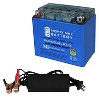 Mighty Max Battery YTX12-BS Gel Replaces Piaggio Gilera Runner 200 10-12 + 12V 2A Chargr Brand Product