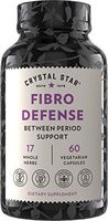 Crystal Star - Fibro Defense - Helps Minimize Cramps and Restore Healthy Breast & Uterine Tissue - 60 Vegetarian Capsules