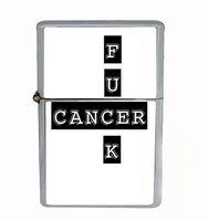 @#$% Cancer Flip Top Oil Cigarette Lighter
