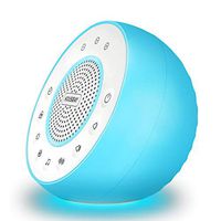 Housbay Glows White Noise Sound Machine - Night Light for Baby, Kids, 31 Soothing Sounds for Sleeping, Relaxation - Sleep Machine for Adults, Baby