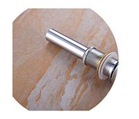Drains Discount 5 Colors for Choice Brass Basin Drainer Bathroom Pop Up Drains Vanity Sink Drain with/Without Overflow,Chrome Type 1