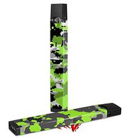 Skin Decal Wrap 2 Pack for Juul Vapes WraptorCamo Digital Camo Neon Green JUUL NOT INCLUDED