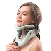 JM-D Cervical Collar Traction Device, Neck Traction Device Cervical Adjustable Neck Brace Fixation Spine Care Correction