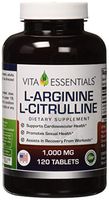 Vita Essentials Tablets, L-Arginine/l-Citruline, 1000 Mg, 120 Count