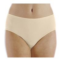 Hush Hush Women's Absorbent Panties Nude SM - Washable, Reusable Underwear for Incontinence or Period Leaks (6 Pack)