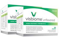 Visbiome - High Potency Probiotic, Unflavored Powder Packs, 450 Billion CFU Live Bacteria, Shipped in Styrofoam Cooler w Ice Packs and Temperature Monitoring Sensor, 60 Packets
