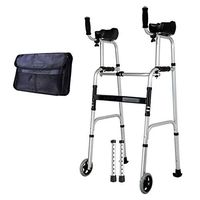 Walker Medical Elderly Walker | Light Standing Stand Cane Stick Disabled Auxiliary Walker | Can Bear 220 Pounds | Suitable for The Elderly, Disabled, Disabled
