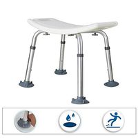 WYQWANLJX Bath Stool Chair, Elderly People with Disabilities Bath Chair, Comfortable Curved Large Seat Plate, Maternity Bathroom Stool, Anti-Slip Rust,Gift for Parents