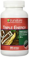 Trunature Triple Energy Ginseng and Eleutherococcus 300 Softgels