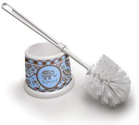 RNK Shops Gingham & Elephants Toilet Brush (Personalized)