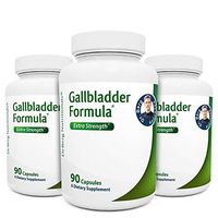 Dr. Berg’s Gallbladder Formula Extra Strength - Liver Support Health Supplements with Purified Bile Salts Enzymes for Better Digestion Improved Absorption of Nutrients - 90 Capsules (3 Pack)