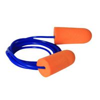Disposable Ear Plugs, Orange Foam, Nylon Cord, 32NRR, FP71 by Radians