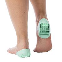 Tuli’s Heavy Duty Heel Cups, Green - Pro Heel Cup Shock Absorption and Cushion Inserts for Plantar Fasciitis, Sever's Disease and Heel Pain Relief, Small