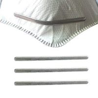 xlpace 100Pcs 90mm Aluminum Strip Nose Bridge for Face DIY Making Accessories Crafts