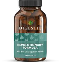 Digestic™ - Constipation IBS Relief - 100% Natural Ingredients - (20 Capsules) New Breakthrough Formula - IBS Supplement for Constipation, Bloating and Gas Relief. Organic & Vegan Laxative
