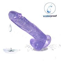 WARES 8 in 100% Made of Safe Materials Role Play Imitation Large and Long Suction Shower Equipment Ladies -1 -ERWBWT-Y YU