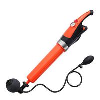 ranipobo Toilet Plunger, Sink Plunger, Drain Cleaner, Powerful Electric Air Drain Blaster High Pressure Cleaner Pump Toilet Dredge Clog Remover for Kitchen, Bathroom, Shower, Clogged Pipe -Orange