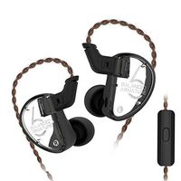 KZ AS06 IEM Earphone 6BA KZ Earbuds, KINBOOFI HiFi Wired Earphone Musician Balanced Earphone Monitor with Detachable 2 Pin Cable and Microphone