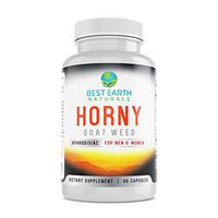 Horny Goat Weed Formula with Maca Root, Tongkat Ali, Panax Ginseng- Natural Aphrodisiac and Libido Boost for Men & Women