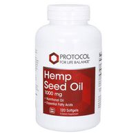 Protocol For Life Balance - Hemp Seed Oil 1000 mg 120 Softgels