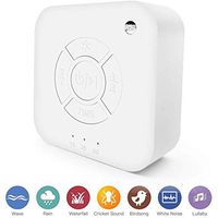 White Noise Machine Portable Sleep Sound Therapy with 9 Hypnotic Music Memory Function Timing Function with Baby Soothing Night Light for Home, Office, Baby, Travel Fauay