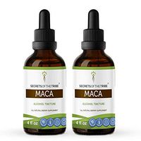Maca Tincture Alcohol Extract, Organic Maca (Lepidium Meyenii) Dried Root Tincture Supplement (2x4 FL OZ)