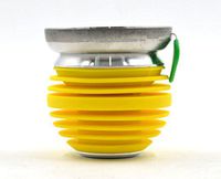 Hookah Bowl Shisha Yellow Apple Shape Metal Silicon Bowl