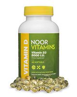 NoorVitamins Vitamin D3 5000 IU - 60 Softgels - Halal Vitamins (1)