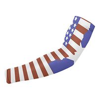 Sincerity First Half Scottish Half American Flag Mix UV Protection Cooling Arm Sleeves for Sports Motorcycle Men Women