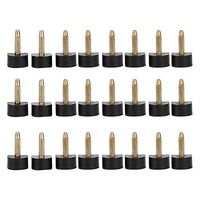 Heel Tips, 24pcs High Heel Tips Replacement Dowels Shoes Tap Cap Repair Tool kit(13x13mm)