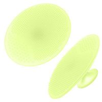 Elevin(TM) Silicone Beauty Wash Pad Face Exfoliating Blackhead Facial Cleansing Brush Tool (Green)