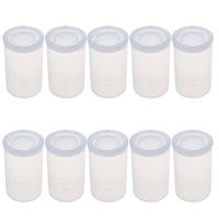BCP Pack of 10pcs Transparent Color Film Canisters for 35mm Film