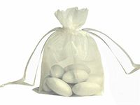Organza Drawstring Pouches Gift Bags 4"x6" - 60 Premium Quality (ivory)